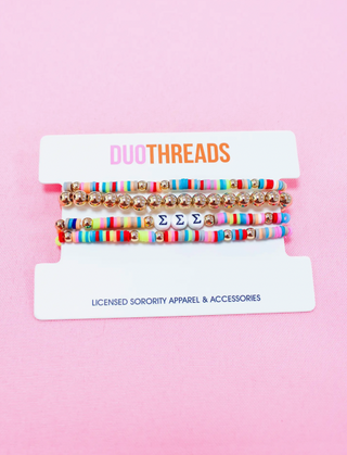 Sorority Bracelet Stack
