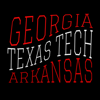 Georgia/ Texas Tech/ Arkansas