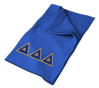 Sorority Letter Sweatshirt Blanket