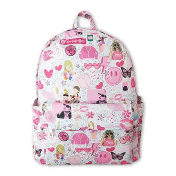 Pink Guitar Smile Backpack