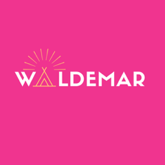 Girls Pink Summer Camp Tank- Waldemar/Ozark