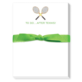To Do After Tennis Notepad