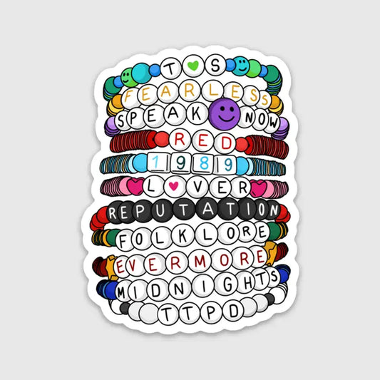 Eras Friendship Bracelets Sticker (Updated w/ New Era!)