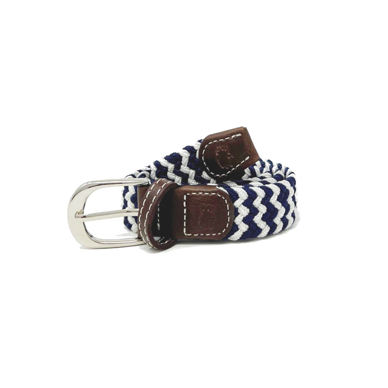 The Lil' Cape Cod Kid's Chevron Woven Stretch Belt