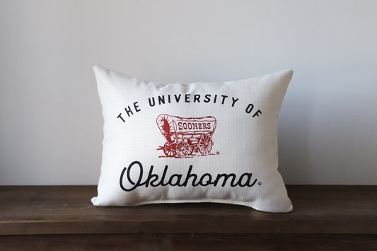 Vintage University of Oklahoma Pillow