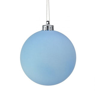 Flocked Ball Ornament