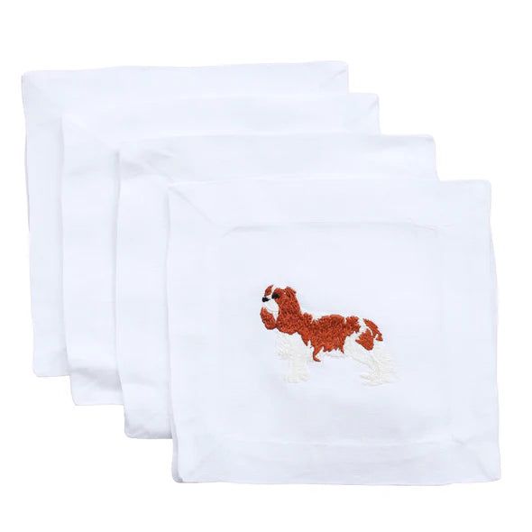 Cavalier King Charles Spaniel Cocktail Napkin