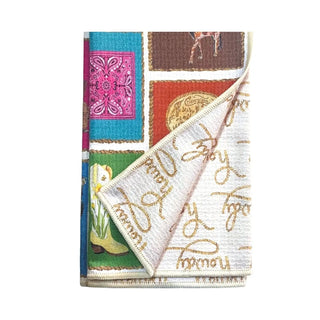 Texas Theme Double-Sided Tea Towel