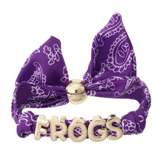 Tcu Horned Frogs Bandana Slider Bracelet