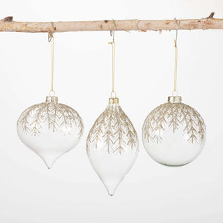 GOLD PINE ORNAMENT