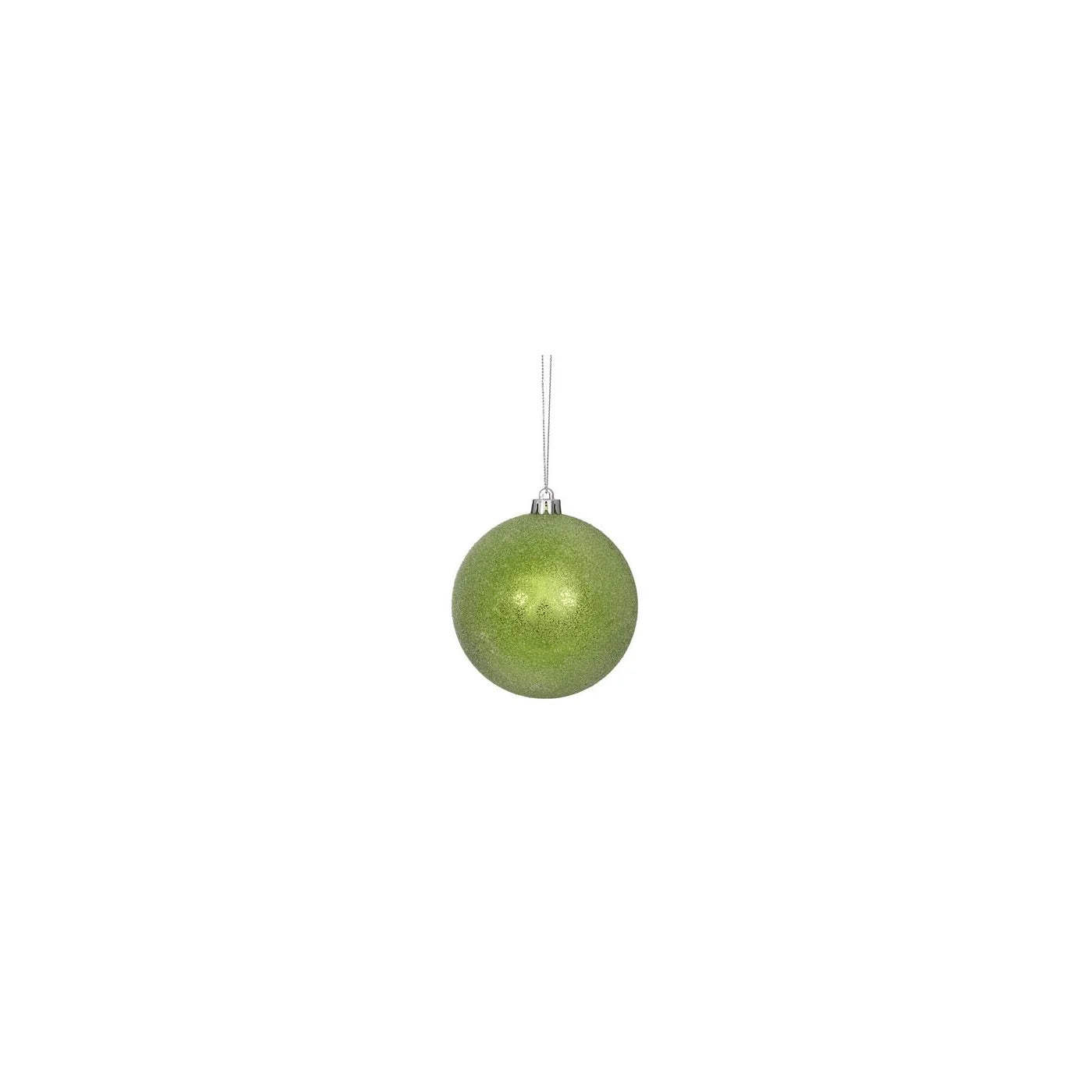 Jim Marvin Sugar Ball Glass Ornament - Green