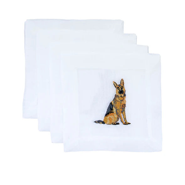 German Shepherd Cocktail Napkins