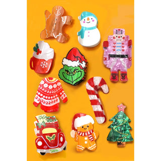 Christmas Hair Claw Clips