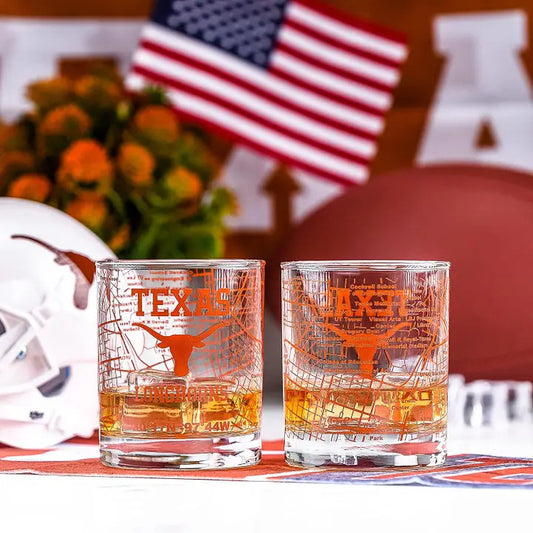 Whiskey Glass Set (Multiple Schools Available)