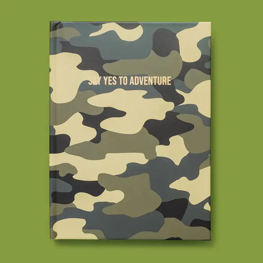 Notebook - "Say Yes To Adventure" - Camo