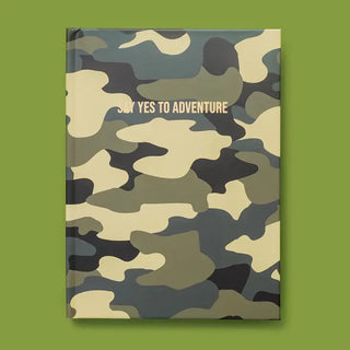 Notebook - "Say Yes To Adventure" - Camo