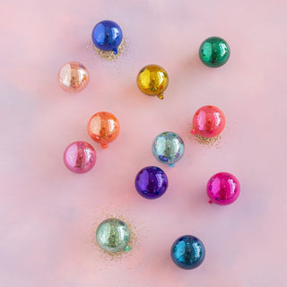 a group of colorful balls