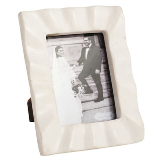Ruffled Marble Frame