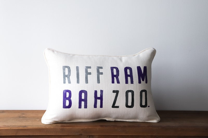 Riff Ram Bah Zoo Rectangle Pillow