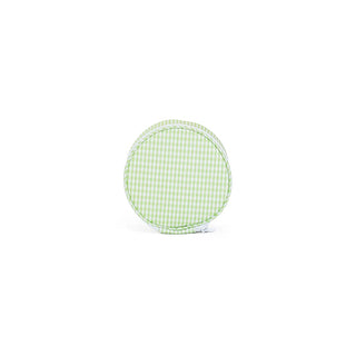 TRVL - Roundup Gingham Leaf Jewelry Case