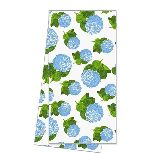 Blue Hydrangeas Tea Towel