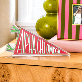 Sorority Acrylic Pennant Flag Shelfie