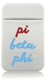 Sorority Script Cell Phone Wallet
