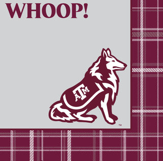 Texas A&M Reveille Napkins