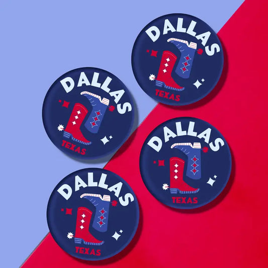 Dallas, Texas Acrylic Drink Coaster