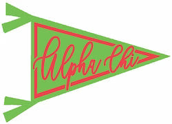 Sorority Pennant Decal