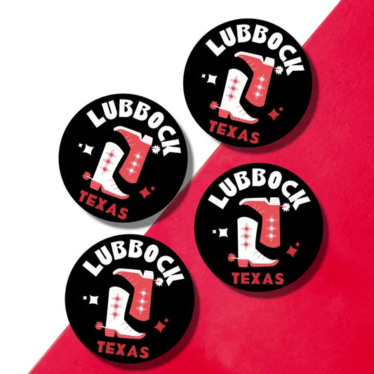 Lubbock, Texas Acrylic Drink Coaster