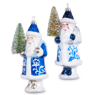 5.5" SANTA WITH TREE ORNAMENT