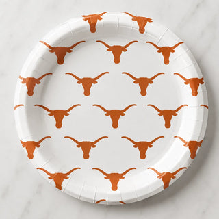 UT Repeating Logo Dessert Plate