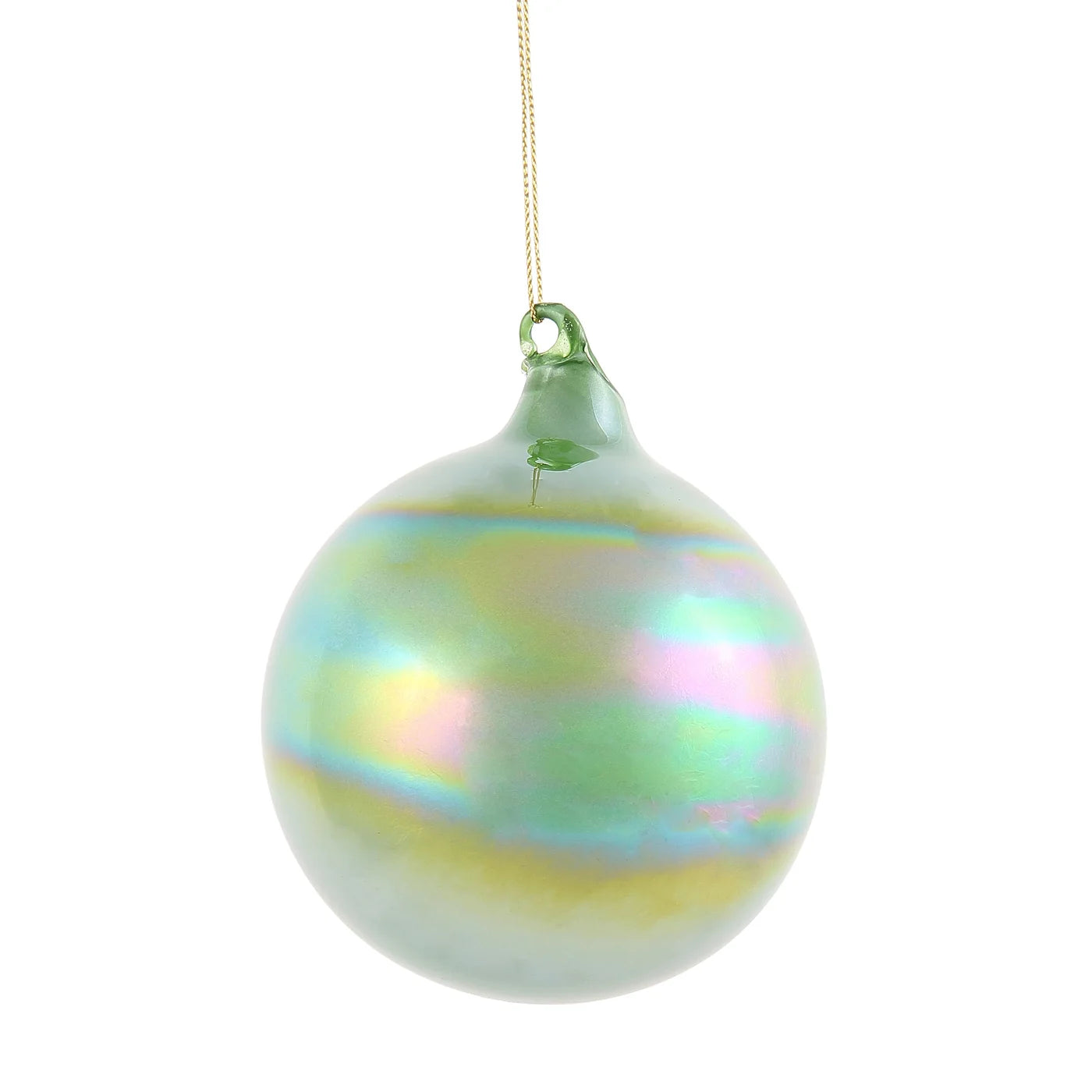 Jim Marvin PEARL GLASS BALL- Evergreen