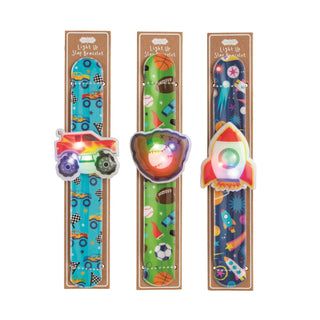 Boy Light-Up Slap Bracelets