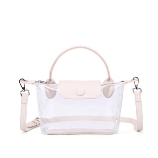 Color Contrast Clear Stadium Bag