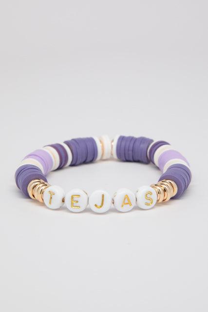 Heishi bead bracelet camp