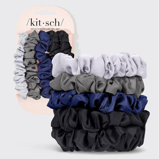 Ruched Satin Scrunchies