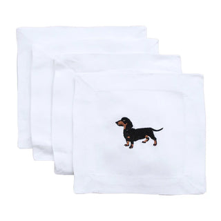 Dachshund Cocktail Napkin