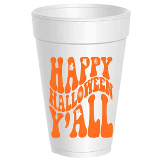 Happy Halloween Yall Groovy