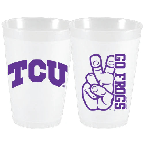 TCU Go Frogs Frost Flex Cups