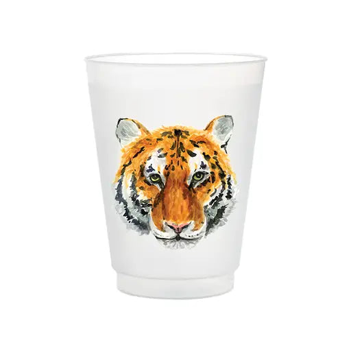 Tiger Frosted Cups | Set of 6