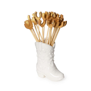 Western Cowboy Boot Horseshoe Picks
