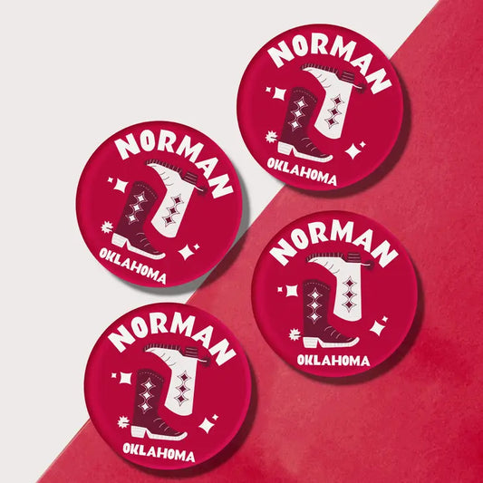 Norman, Oklahoma Acrylic Drink Coaster