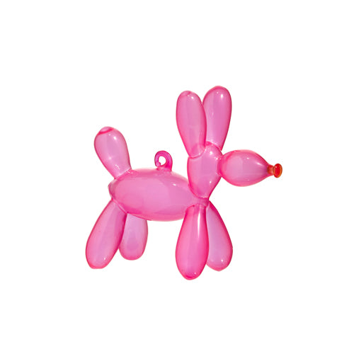 PINK BALLOON DOG ORNAMENT