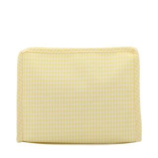 TRVL - Roadie Gingham Buttercup Zipper Pouch