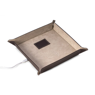 Leather Charging Valet – Wireless Charging Station