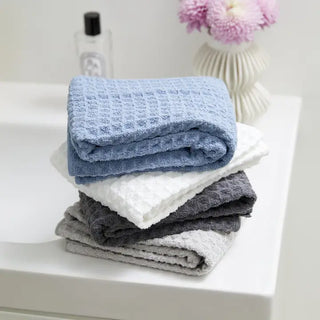 Geometry Waffle Hand Towel