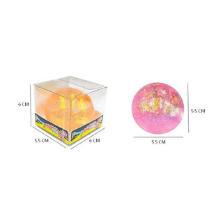 Glitter Ball Squeeze Squishy Stress Relief Toy