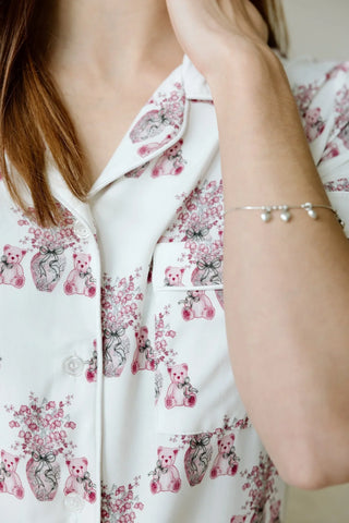 Alpha Phi Pajama Shorts Set